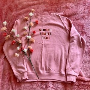 ban.do STRONG FEMALE LEAD crew neck sweatshirt